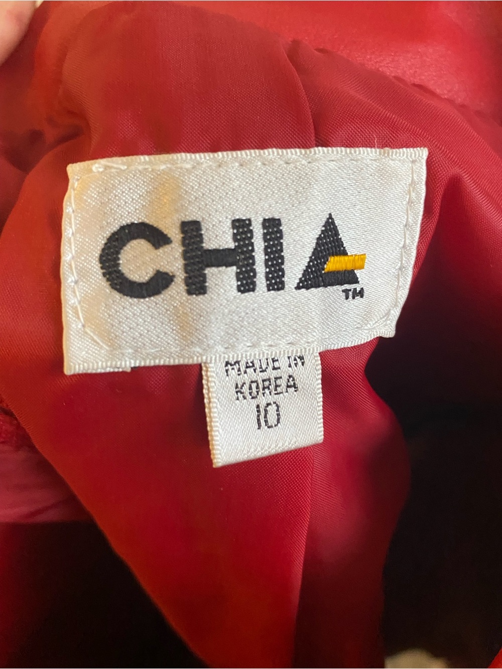 Vintage NWT CHIA 100% leather skirt - Picture 5 of 5
